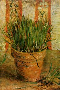 Vincent Van Gogh : Flowerpot with Chives II